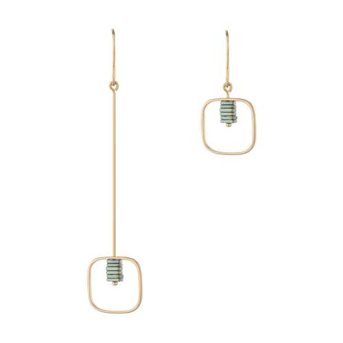 گوشواره طلا 18 عیار زنانه سنجاق مدل X091303