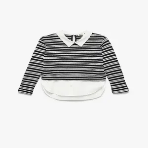 پلیور یقه برگردان دخترانه کوتون مدل 6WKG10085AK