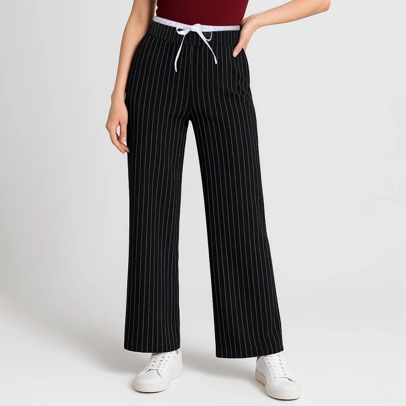 شلوار دم پا گشاد زنانه برندس مدل 80624C22