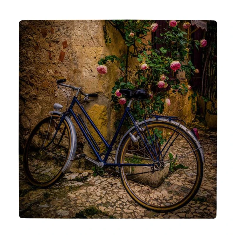  زیر لیوانی  طرح دوچرخه و سبد گل کد    4558392_3142