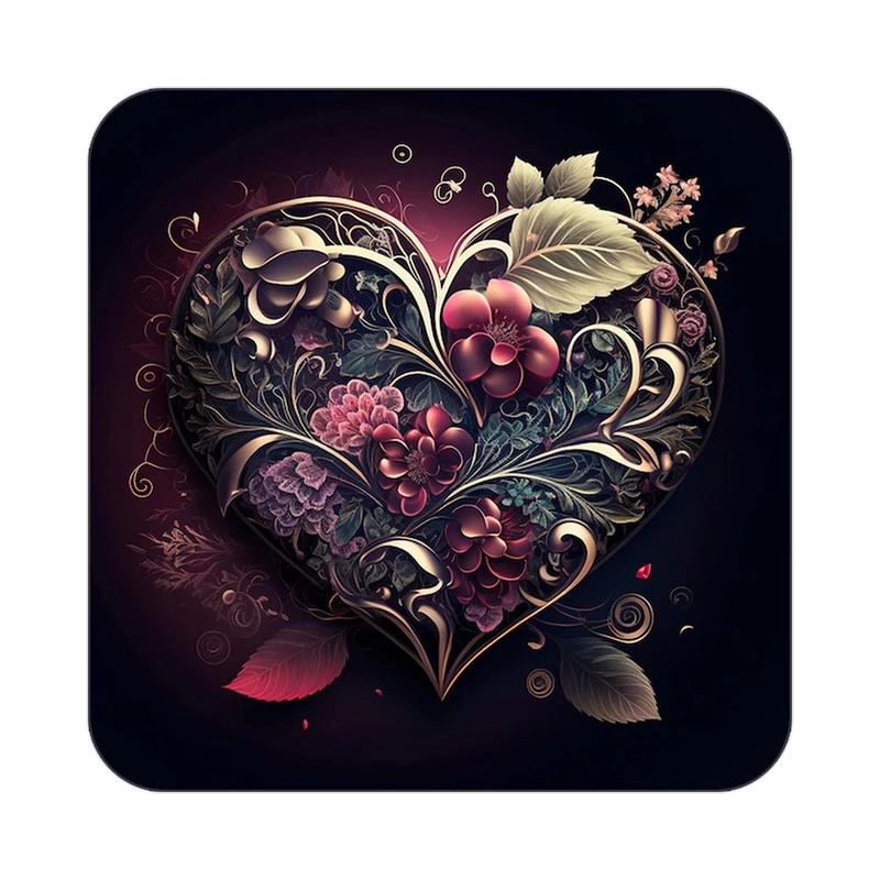 زیر لیوانی کاکتی مدل عاشقانه کد mp11261