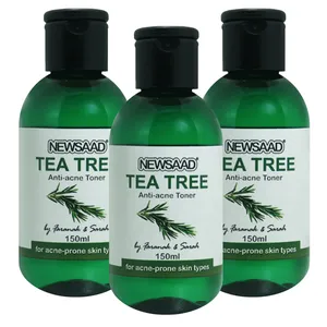 تونر پاک کننده صورت نیوساد مدل Tee Tree مناسب برای پوست آکنه ای حجم 150 میلی لیتر بسته 3 عددی