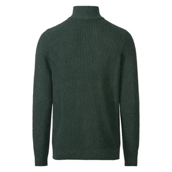 پلیور یقه ایستاده مردانه مدل نیم زیپ کد 20534189