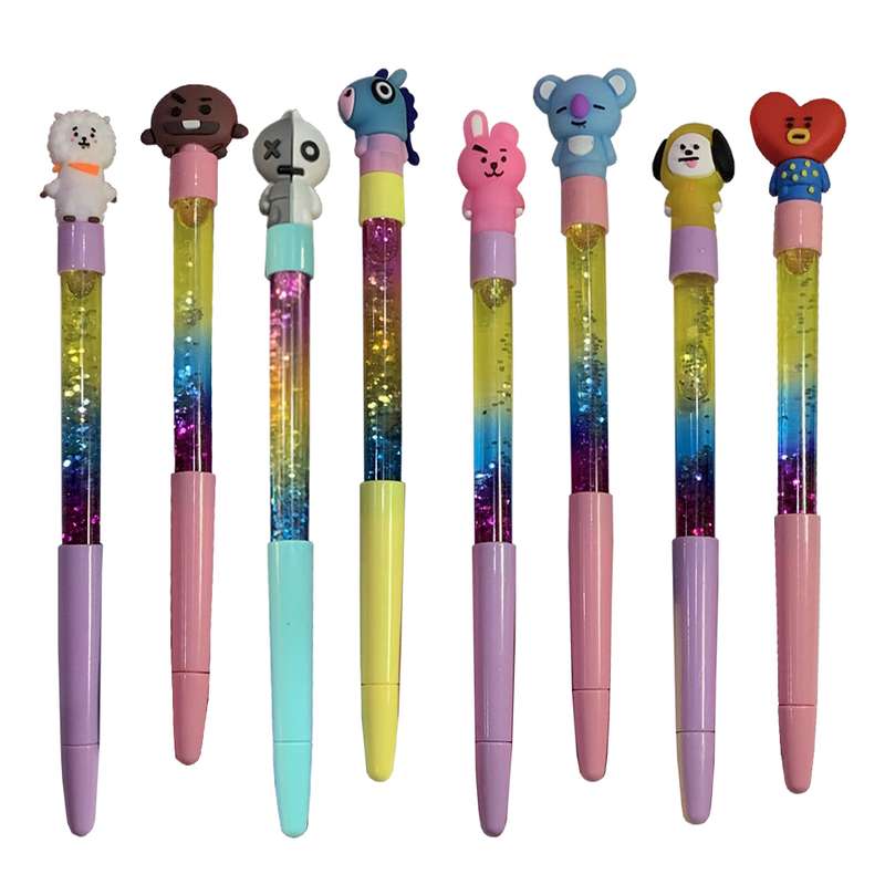 روان نویس مدل آکواريومي بي تي اس کد BT21 مجموعه 8 عددي