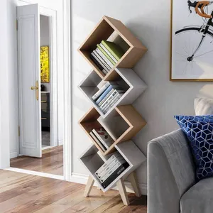 کتابخانه مدل ایستاده طرح لوزی