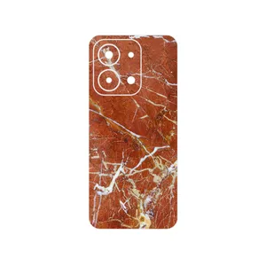 MAHOOT Red Marble Cover Sticker for Xiaomi Redmi 15C 4G