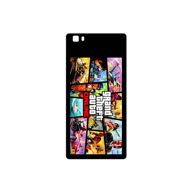 برچسب پوششی ماهوت مدل GTA Online Game Series مناسب برای گوشی موبایل هوآوی P8 Lite