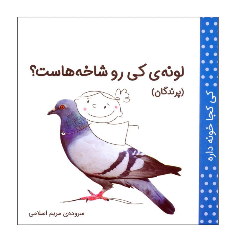 کتاب کی کجا خونه داره؟ لونه ی کی رو شاخه هاست؟ اثر مریم اسلامی انتشارات کتاب پرنده