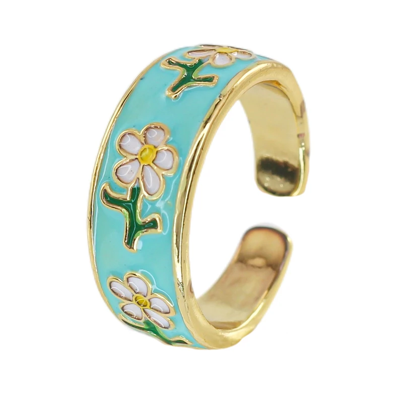 انگشتر زنانه زودیکا مدل میناکاری کد AAE851