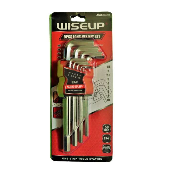 آچار آلن ویساپ مدل 032302 مجموعه 9 عددی