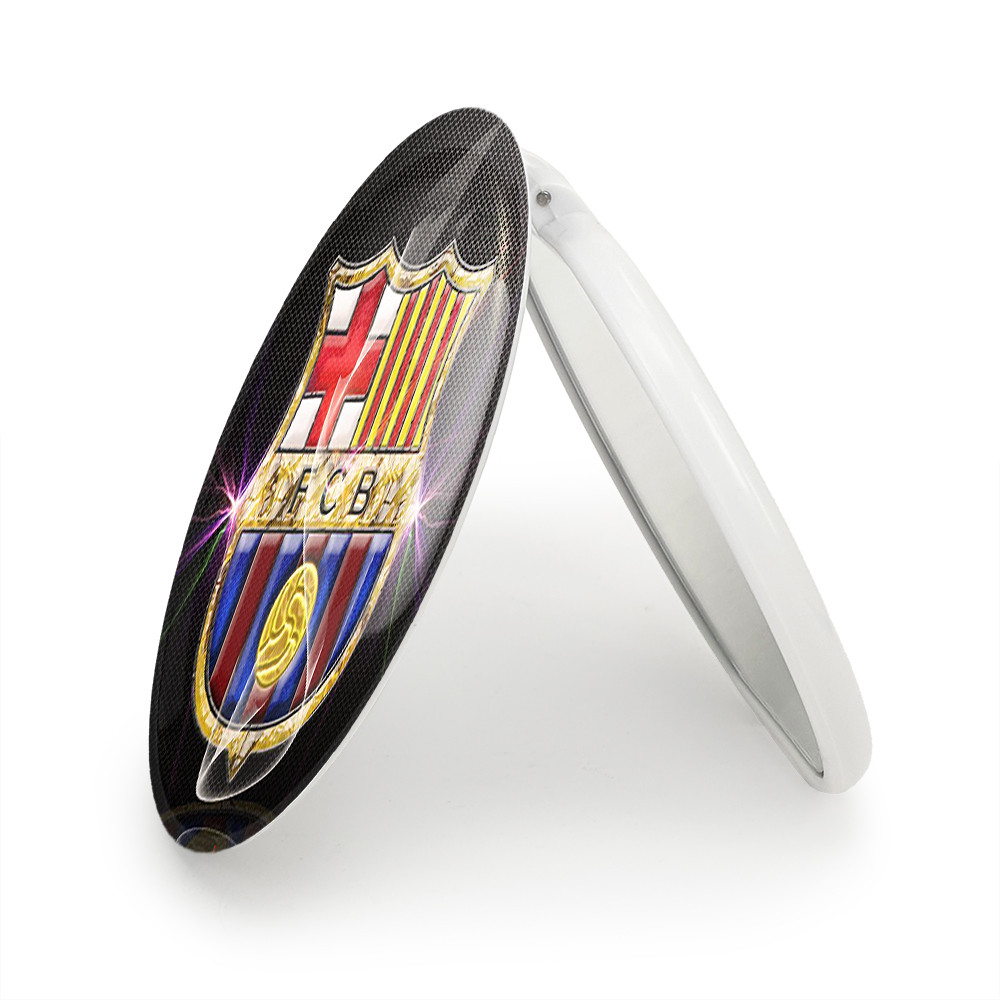 آینه جیبی خندالو طرح باشگاه بارسلونا مدل تاشو کد 26239