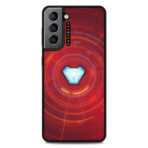 AKAM AMC-WSGS21-IRON MAN7 Cover For Samsung Galaxy S21