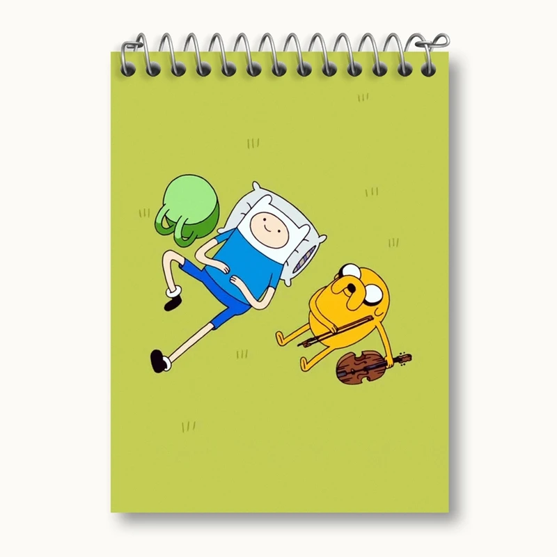 دفتر یادداشت 50 برگ خندالو مدل جیک و فین وقت ماجراجویی Adventure Time کد 20805