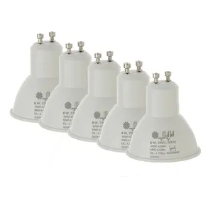 لامپ هالوژن ال ای دی 6 وات افراتاب مدل AF-SGU10-6WD پایه GU10 بسته 5 عددی