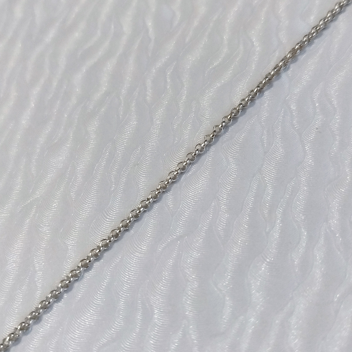 زنجیر نقره زنانه سلین کالا مدل حلقه ای T70