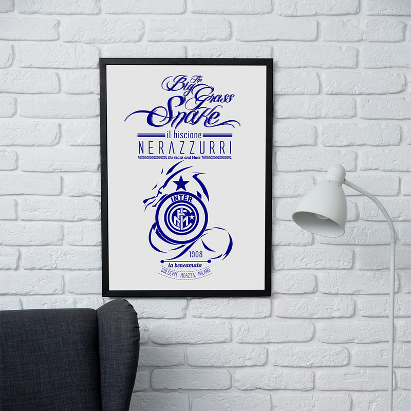 تابلو مدل دیواری طرح اینتر میلان | Inter Milan کد FD543 تابلو مدل دیواری طرح اینتر میلان | Inter Milan کد FD543