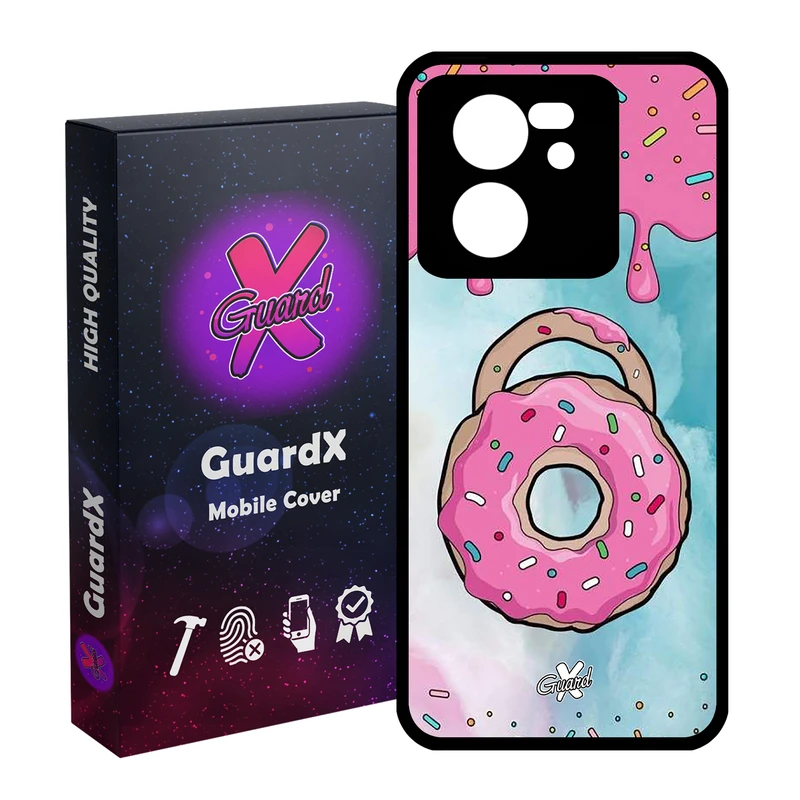 کاور گارد ایکس طرح Donut مدل Glass10069 مناسب برای گوشی موبایل شیائومی 13T/13T Pro/Redmi K60 Ultra