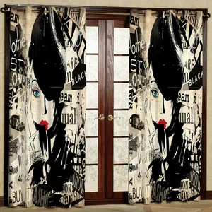 پرده مدل  هازان پانچی کد 2058 سایز 140x200 سانتی متر