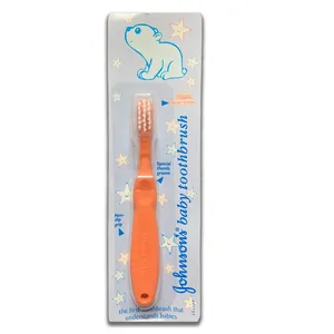 مسواک کودک جانسون مدل شلپی با برس متوسط