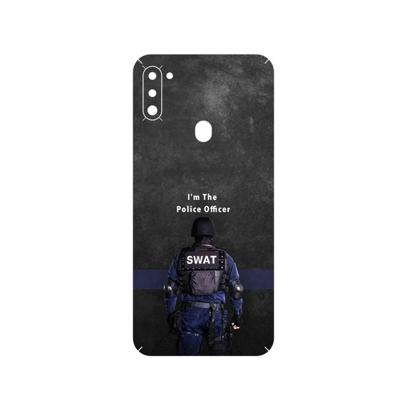برچسب پوششی ماهوت مدل Police Officer مناسب برای گوشی موبایل سامسونگ Galaxy A11