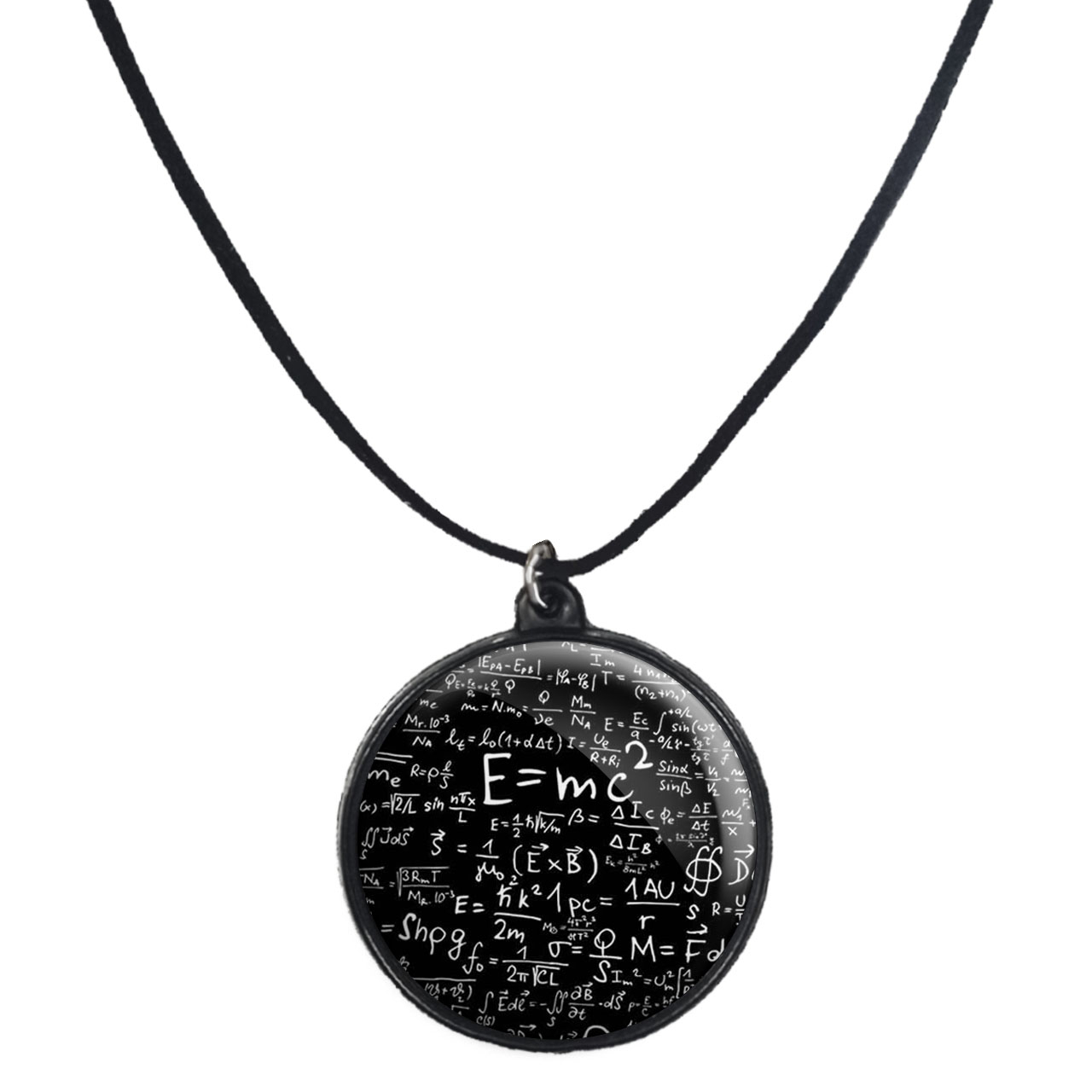 گردنبند پرمانه طرح ریاضی و فیزیک کد pmb.3134 مدل دو طرفه