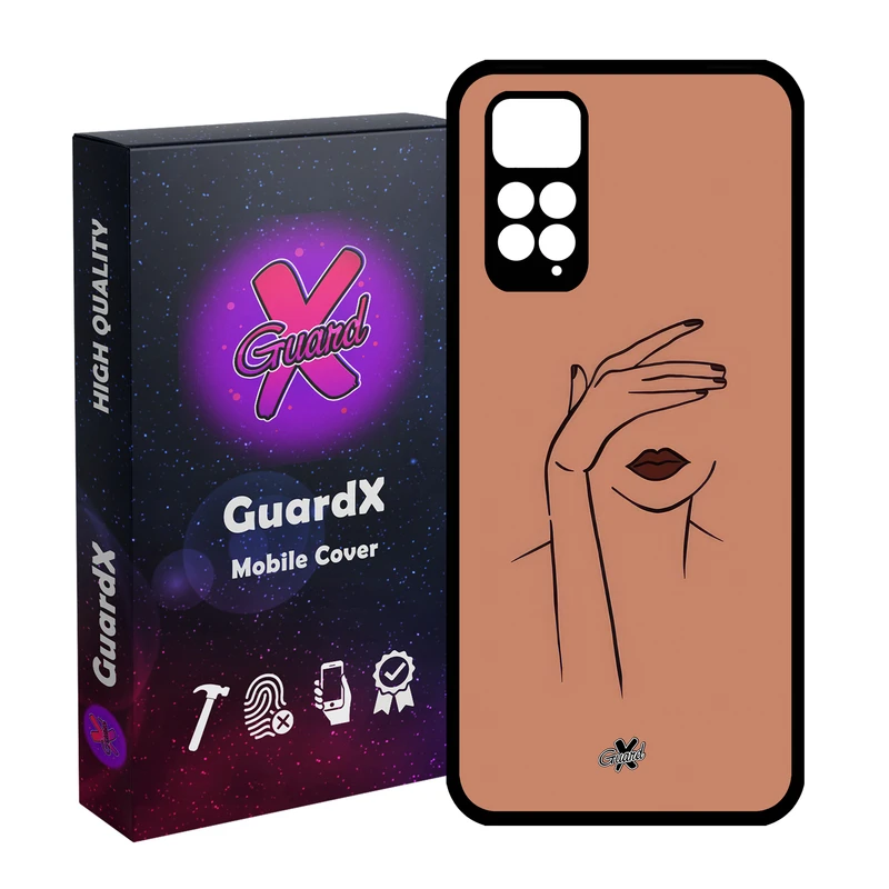کاور گارد ایکس طرح دختر مدل Glass10636مناسب برای گوشی موبایل شیائومی Redmi Note 11S/ Note 11 4G