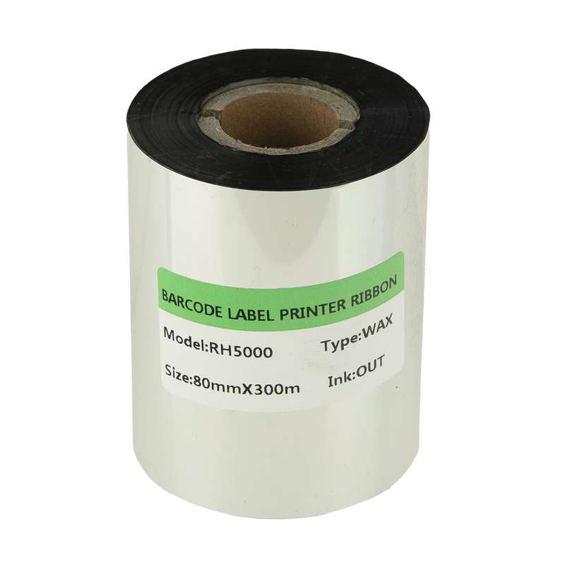 ریبون پرینتر لیبل زن مدل WAX 80mm x 300m