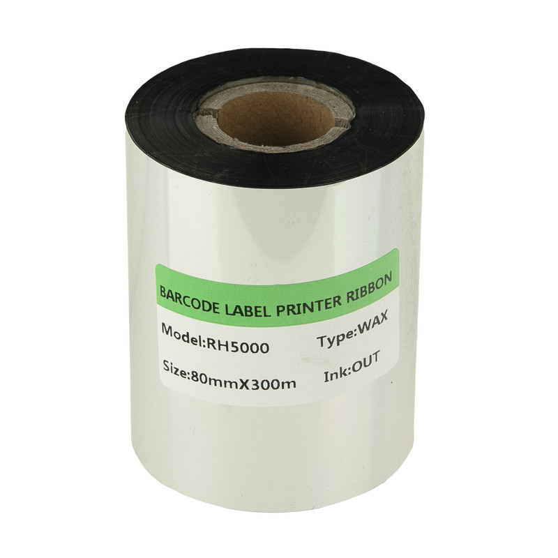 ریبون پرینتر لیبل زن مدل WAX 80mm x 300m