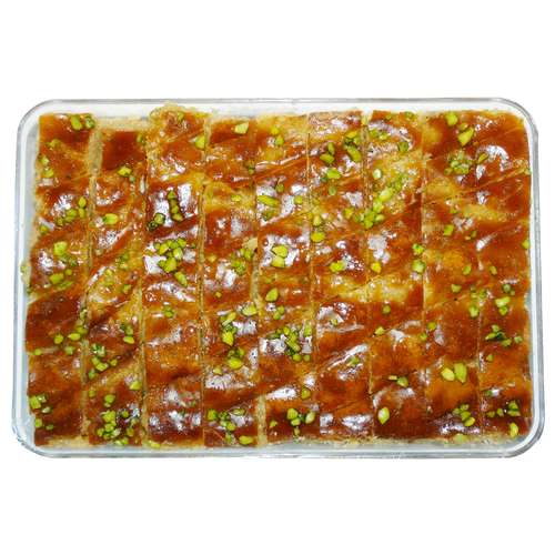 شیرینی باقلوا بادام و پسته سنتی یزد - 750 گرم