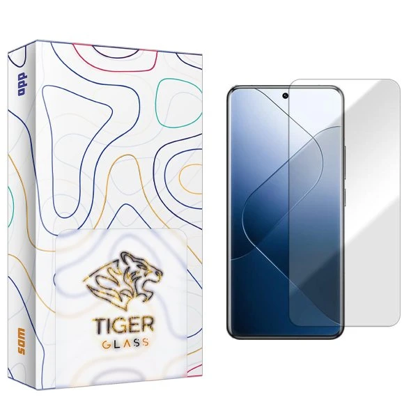 محافظ صفحه نمایش تایگر گلس مدل APL2newpkg مناسب برای گوشی موبایل شیائومی Redmi 14T / 14T Pro