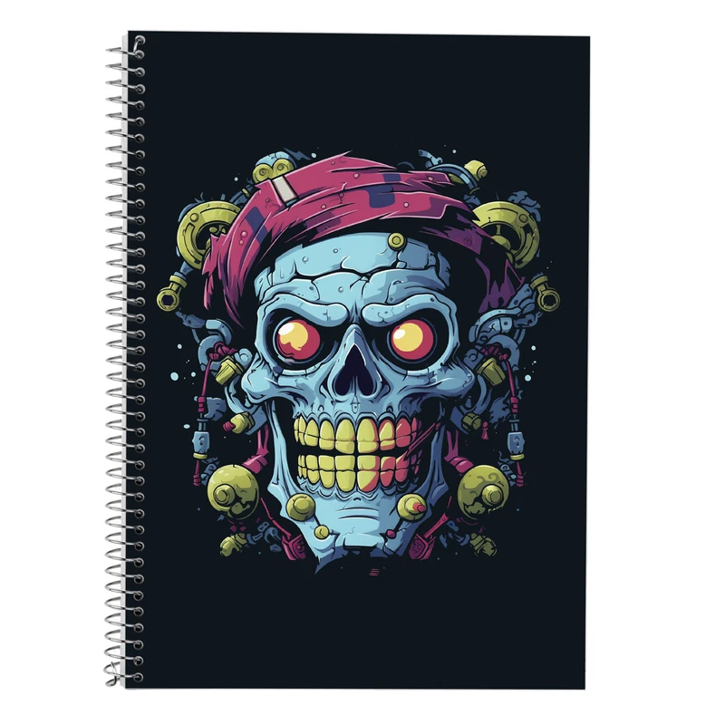 دفتر زبان 50 برگ مدوپد مدل دوخط طرح وان پیس One Piece کد DF11556