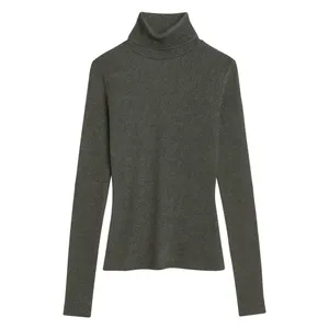 بلوز آستین بلند یقه اسکی زنانه کد 2385