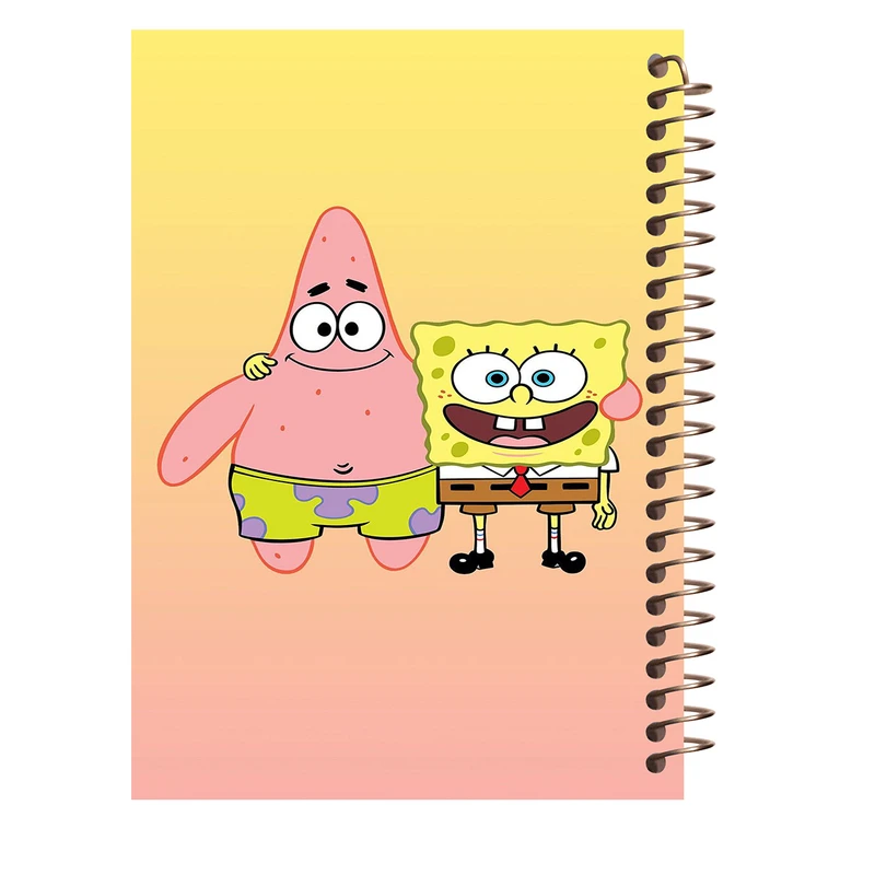 دفتر مشق 80 برگ طرح باب اسفنجی کد J355