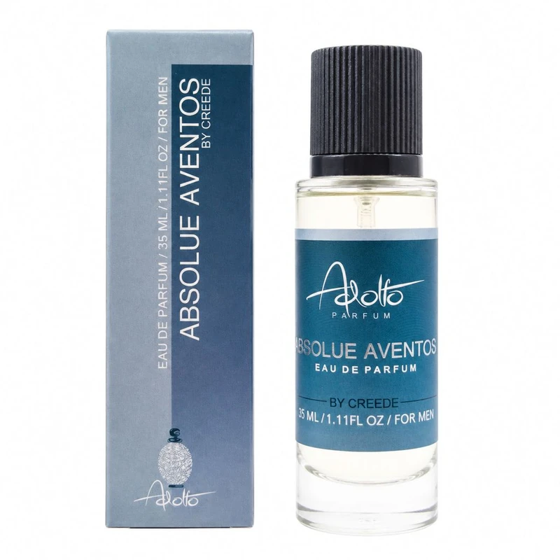 عطر جیبی مردانه آدولفو مدل Absolue Aventos با رایحه شیرین و معتدل حجم 35 میلی لیتر