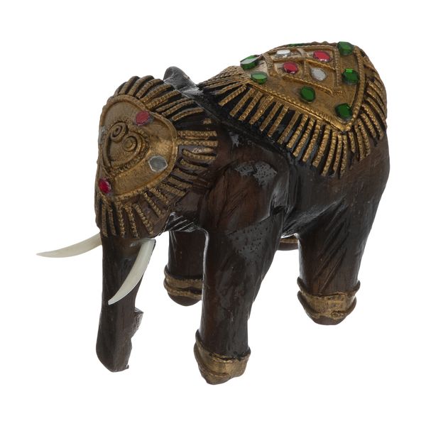 مجسمه چوبی مدل فیل کد D3