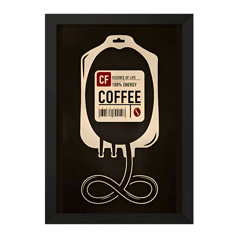 تابلو خندالو مدل قهوه (Coffee) کد F10393