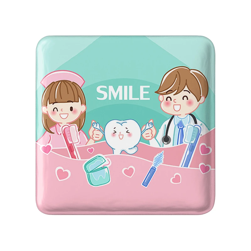 مگنت خندالو طرح دندان و دندان پزشکی کودکانه مدل مربعی کد 36718