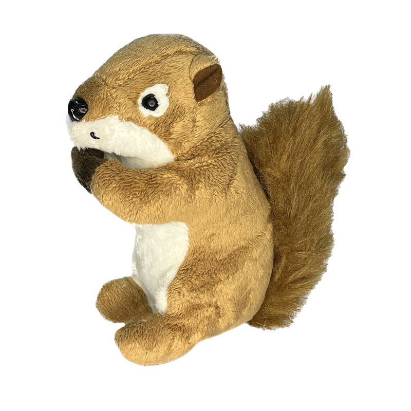 عروسک طرح سنجاب مدل Robe Squirrel کد SZ10/1043 ارتفاع 15 سانتی متر