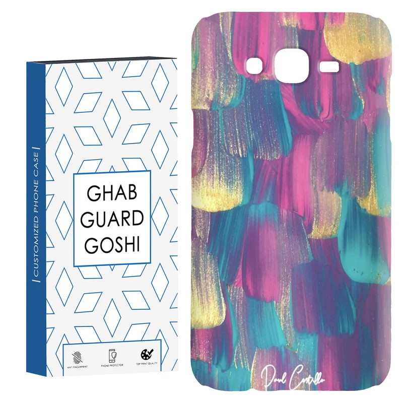 کاور قاب گارد گوشی طرح ابرنگ کد Dimo-252 مناسب برای گوشی موبایل سامسونگ Galaxy J7 2015 / J7 core / J700