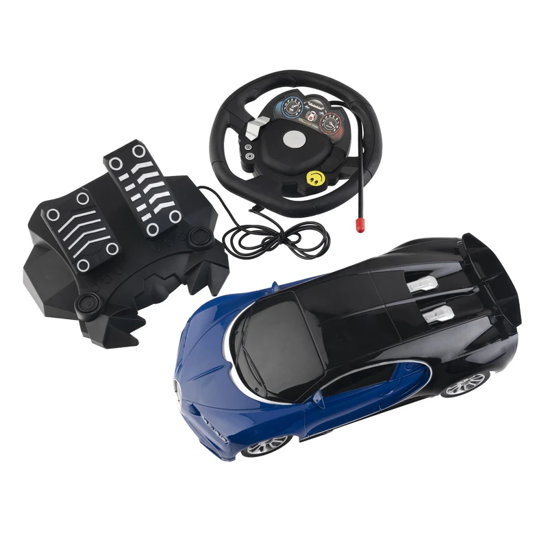 ماشین بازی کنترلی مدل بوگاتی فرمان دار پدالی کد 2586