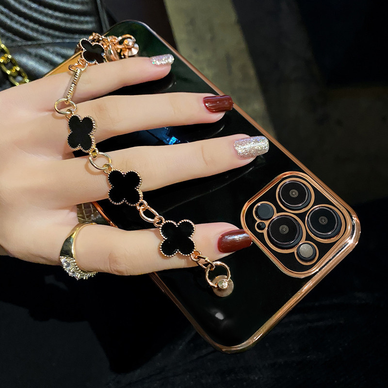 کاور مانستر مدل Black Flower مناسب برای گوشی موبایل سامسونگ Galaxy S10 Plus