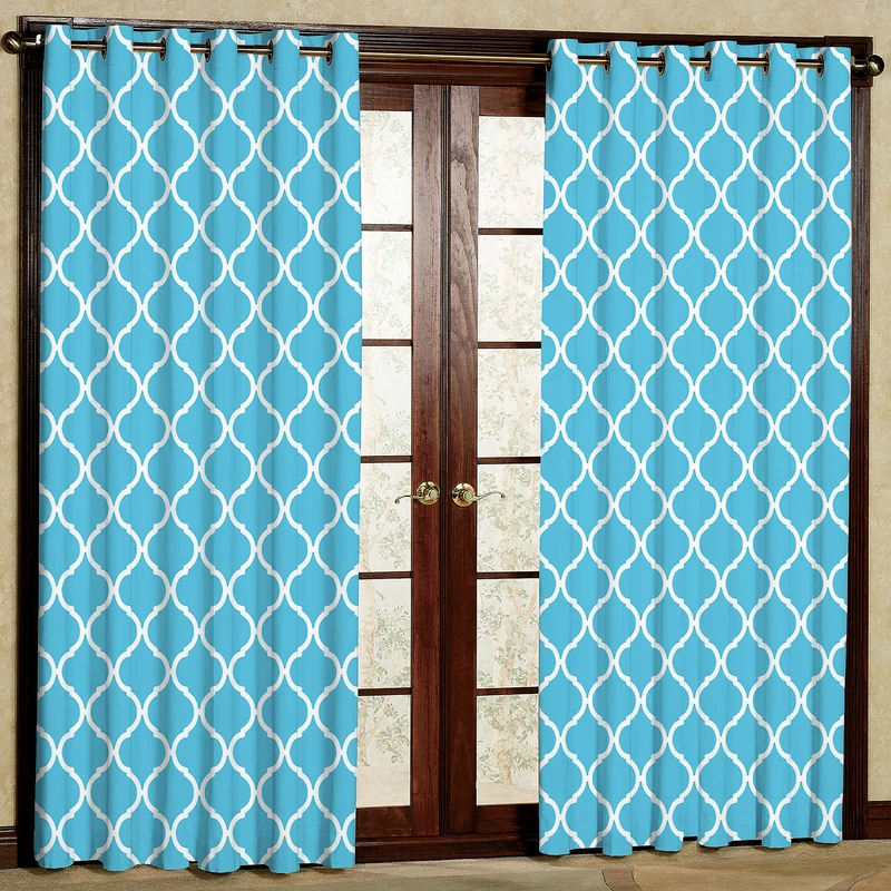 پرده مدل زیگزاگ مخمل پانچی کد 4394b سایز 200x140 سانتی متر