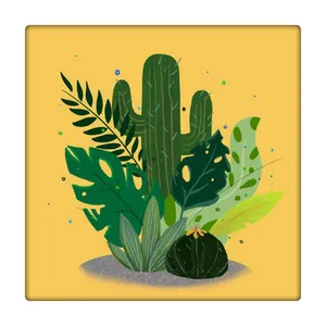 کاشی طرح کاکتوس کد 0048380