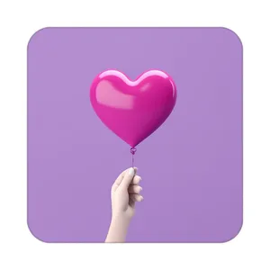 زیر لیوانی کاکتی طرح عاشقانه مدل mp38210