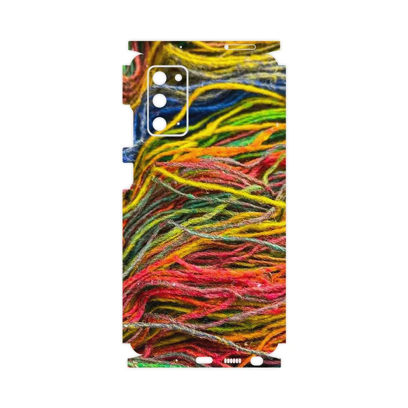 برچسب پوششی ماهوت مدل Fabric Texture 9-FullSkin مناسب برای گوشی موبایل سامسونگ Galaxy Note 20