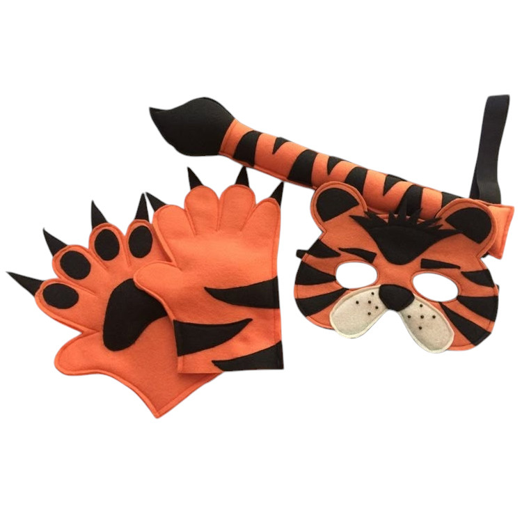 ابزار ایفای نقش مدل ببر مجموعه 4 عددی