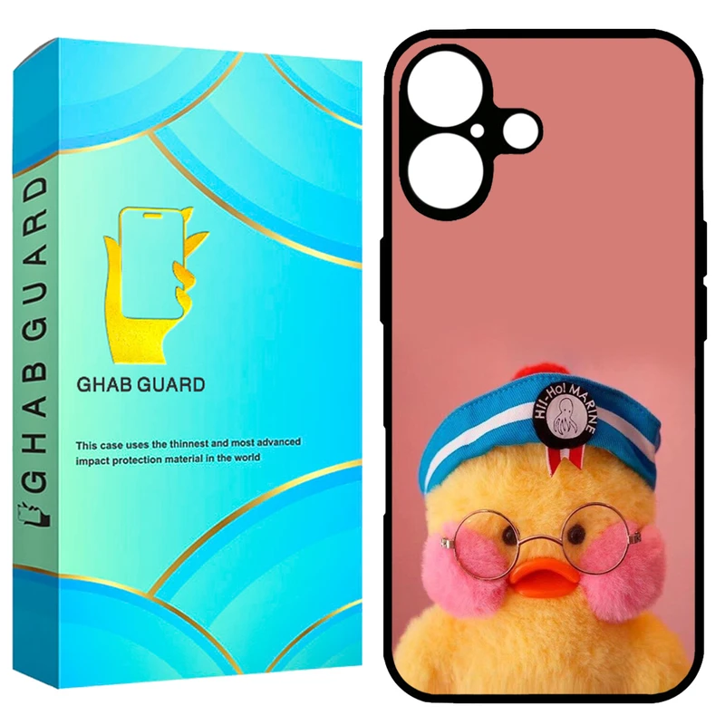 کاور قاب گارد طرح جوجه اردک مدل GCHP16 مناسب برای گوشی موبایل اپل iPhone 16  