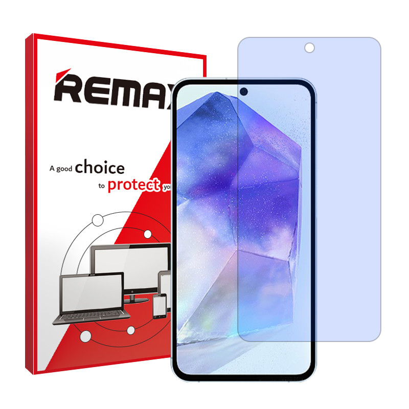 محافظ صفحه نمایش بلوکات ریمکس مدل anti-shock مناسب برای گوشی موبایل سامسونگ Galaxy A55