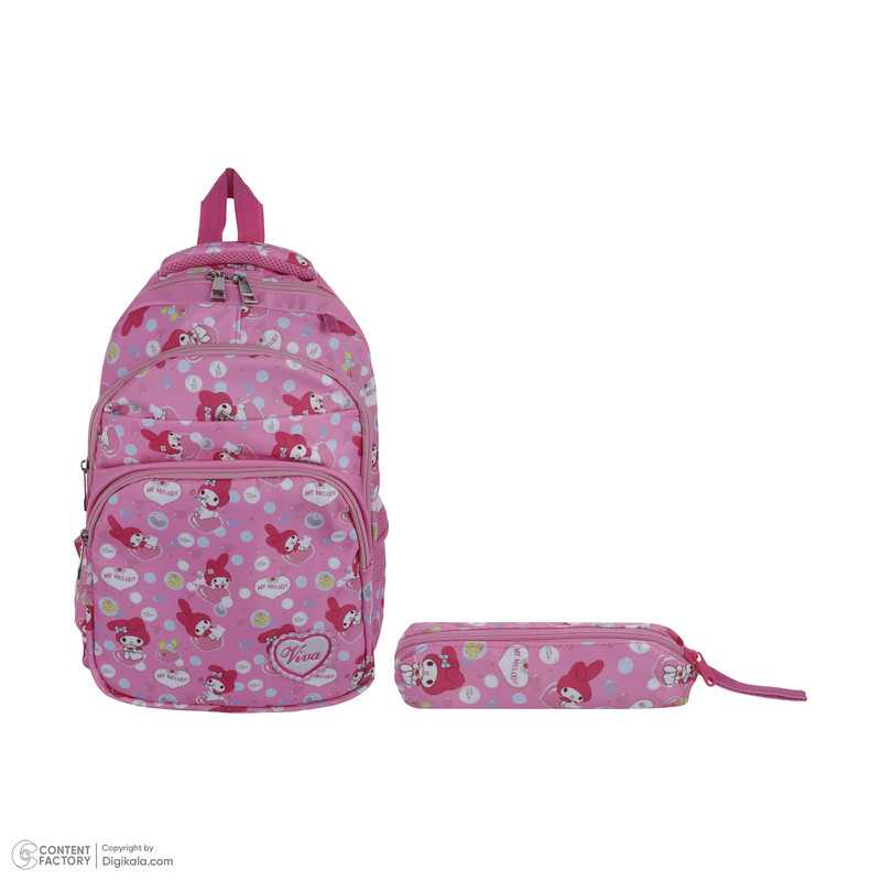 کوله پشتی مدل My Melody به همراه جامدادی