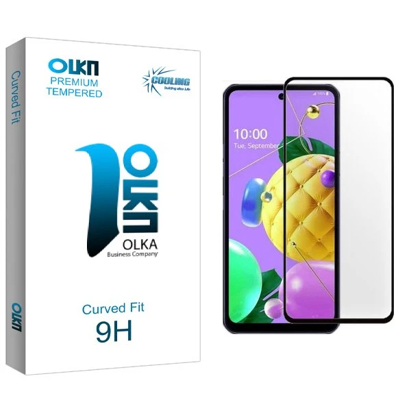محافظ صفحه نمایش شیشه ای کولینگ مدل Olka مناسب برای گوشی موبایل ال جی Q52